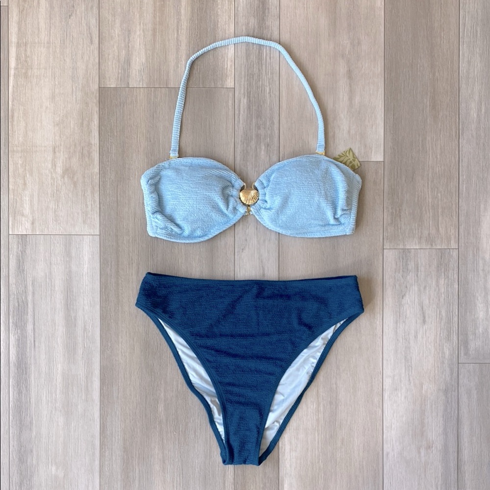 Stylish Blue Bikini Set